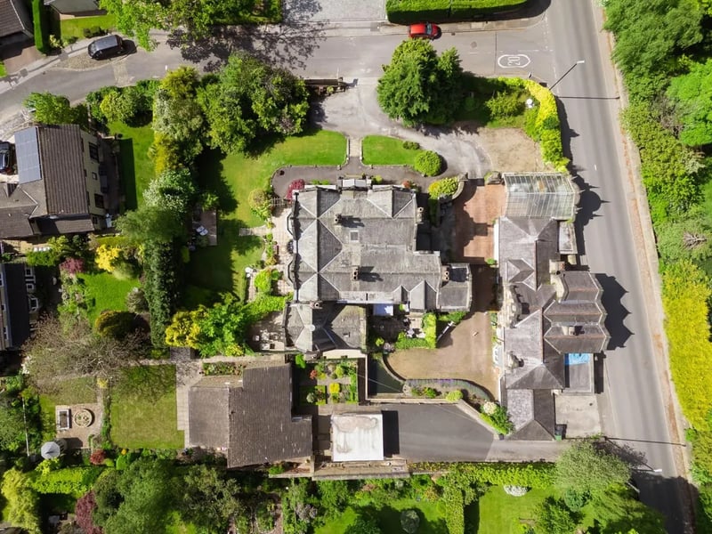 The charming home is located in a leafy and highly desirable private road in the popular north Leeds suburb 