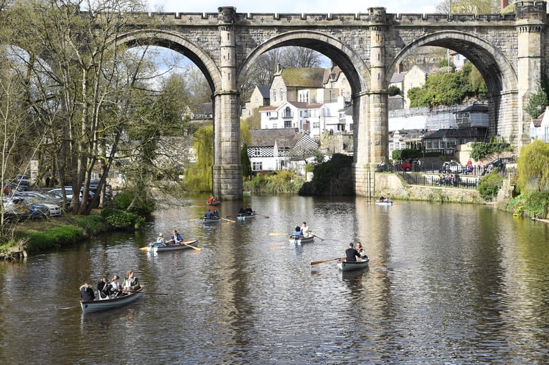 The Lido in Knaresborough is another YEP reader recommendation for ideal open water swimming spots. Pictured is river Nidd. 