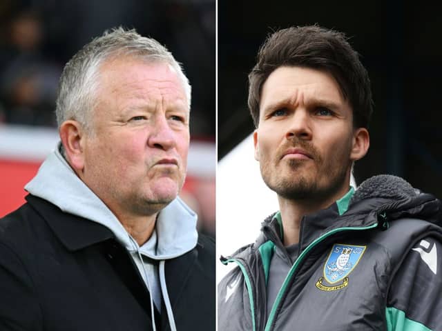 Sheffield United manager Chris Wilder and Sheffield Wednesday bos Danny Rohl (Getty Images)