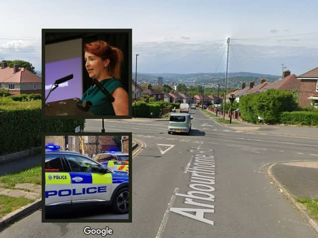 Sheffield MP Louise Haigh is concerned someone could be seriously injured as a result of vandalism and anti-social behaviour on Arbourthorne Road. Photo: Google / National World