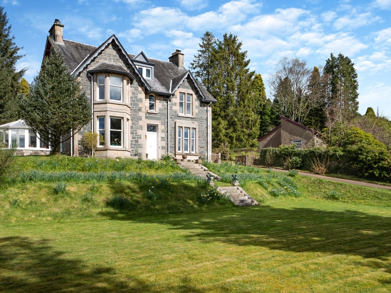 The striking exterior of Crannaig House