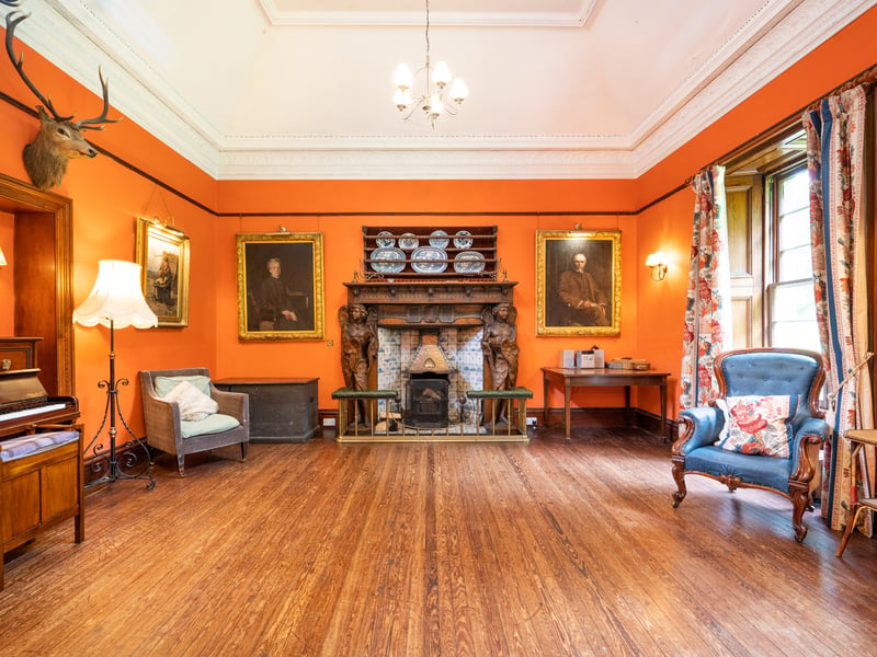The house has a large billiards room to the rear of the ground floor.