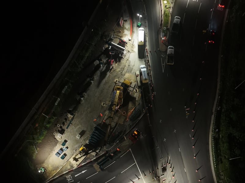 Further diversions will remain in place until the summer 2024, while works take place on constructing the new bridges.