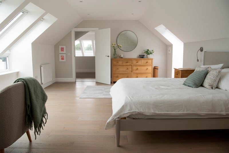 The bedrooms are all well proportioned