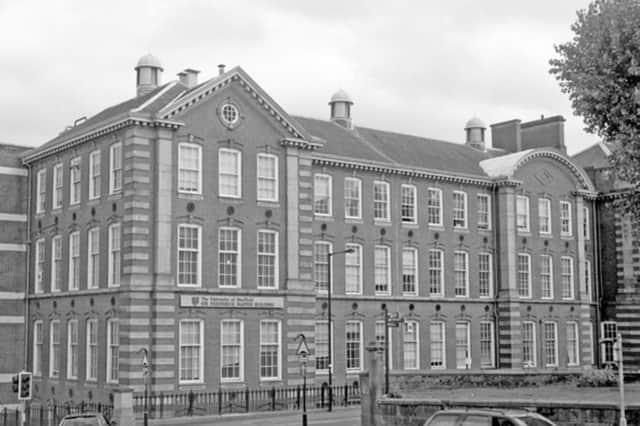 Mappin Street is well known by students as being home to the University of Sheffield's Sir Frederick Mappin Building, pictured here in 2006. Mappin Street used to be called Charlotte Street and before that St. George's Square. It was renamed after Sir Frederick Mappin, a Sheffield factory owner and politician who supported the university's formation and became its first Pro-Chancellor in 1905.