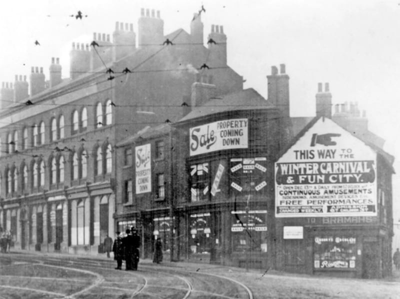West Street is today Sheffield's main party street. The easterly stretch of what is today West Street used to be called Bow Street. It's pictured here, some time between 1900 and 1919