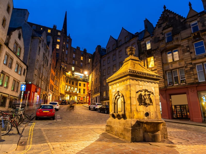 The historic Grassmarket area of Edinburgh makes for the perfect filming spot for the new series. Its atmospheric cobbles, twisting streets, and hidden closes create the perfect backdrop for the gritty mysteries unravelled by Inspector Rebus. This location ties seamlessly to Rebus's character, reflecting the complex layers of Edinburgh's history and its present-day urban life. Once a site of public executions and open-air marketplaces, the Grassmarket has evolved into a vibrant hub, giving the opportunity to explore independent shops, charming cafes, and centuries-old pubs.   It also has great views of Edinburgh Castle. Victoria Street is home to various bars and restaurants, as well as some independently owned shops including John Kay’s Book Shop (perfect for stocking up on some Ian Rankin classics).   