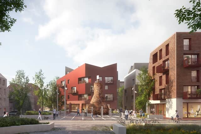 How the new neighbourhood at Furnace Hill, on the edge of Sheffield city centre, could look. Picture: GPAD
