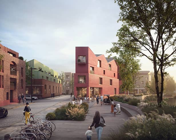 How a huge new neighbourhood set to be created in Neepsend, Sheffield, could look. Picture: GPAD