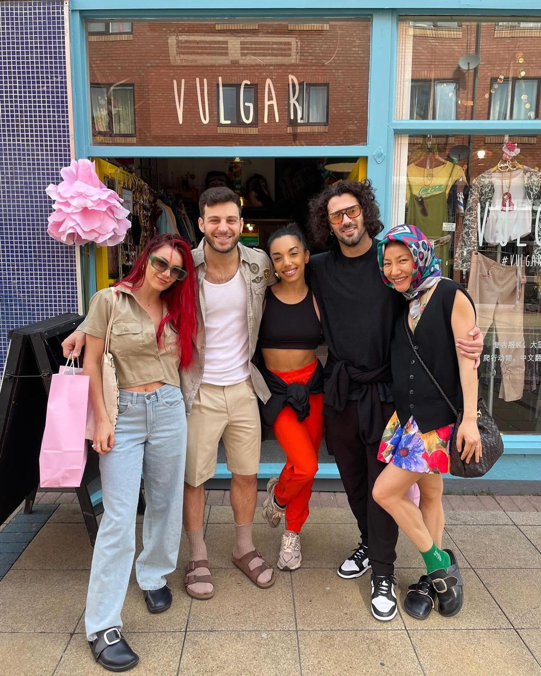 Vulgar Sheffield: Strictly Come Dancing stars visit popular vintage shop in city centre