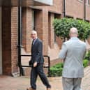 Leadmill boss Phil Mills arrives at court where he faces losing the business he has built up over 40 years.
