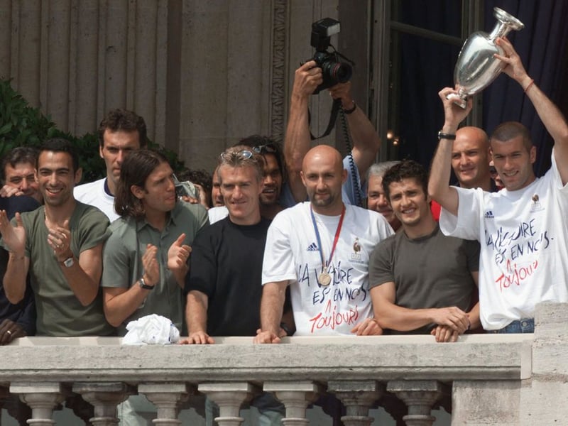 The all conquering France side won both the World Cup and the Euros back to back in 1998 and 2000. They had previously won the tournament in their own back yard in 1984.