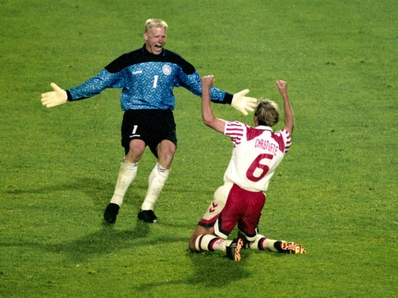 One of the more remarkable European Championship victories was Denmark's triumph in 1992. Only included in the tournament due to Yugoslavia being disqualified as a result of the breakup of the country and the ensuing warfare, the Danes shocked Germany in the final. Arsenal midfielder John Jensen scored a memorable long-range goal in the 2-0 victory which has gone down in tournament history.