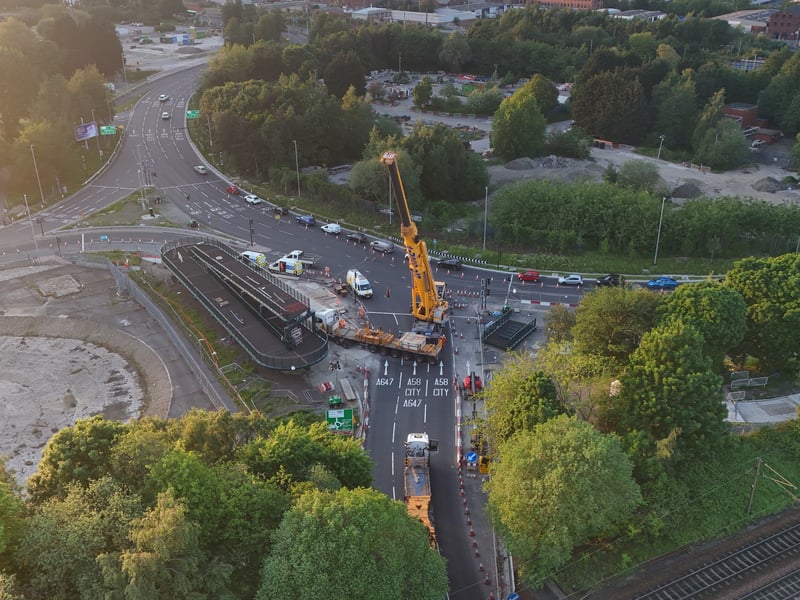 The next phase of works will see new traffic signals installed, as well as street lighting and progress landscaping which includes new trees.