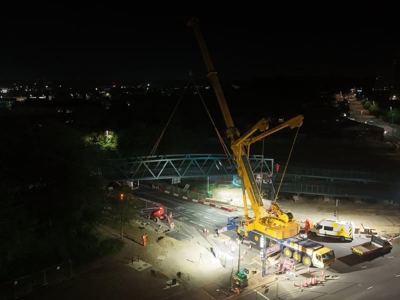 Further diversions will remain in place until the summer 2024, while works take place on constructing the new bridges.