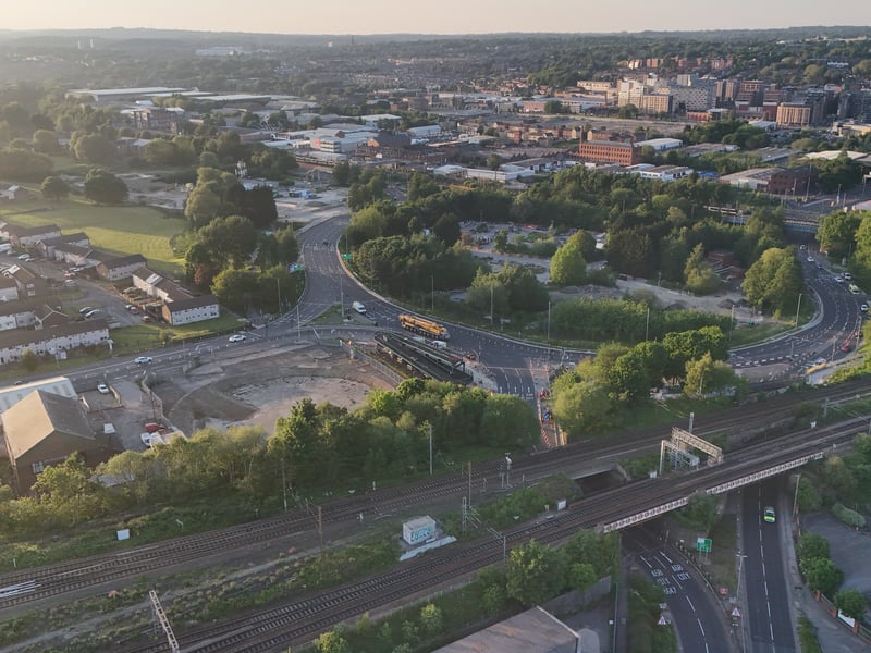 The Armley Gyratory is a major entry/exit point for traffic travelling through and into the city with an estimated 100,000 vehicles passing through it daily.