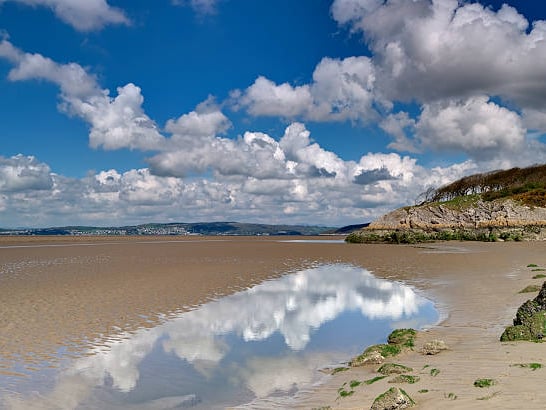 Silverdale Shore, Carnforth, boasts beautiful views.