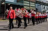  Bold As Brass competition marching to National Coal Mining Museum England