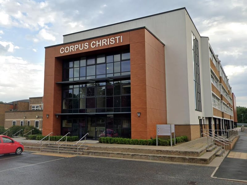 Corpus Christi Catholic College, located on Neville Road, Halton Moor, scored an overall rating of 'Well Below Average' and a GCSE 5+ rate of 5.8 per cent.