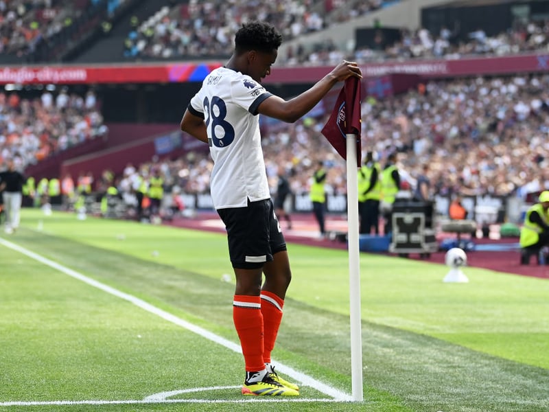 Luton's most valuable player, Albert Sambi Lokonga, is worth €15m
