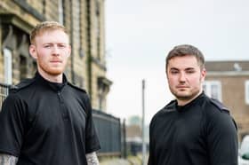 Cops PC Adam Morton and PC Ben Child dived in to pull drowning woman from canal near Barnsley. Both now receiving bravery awards. Photo: South Yorkshire Police Federation