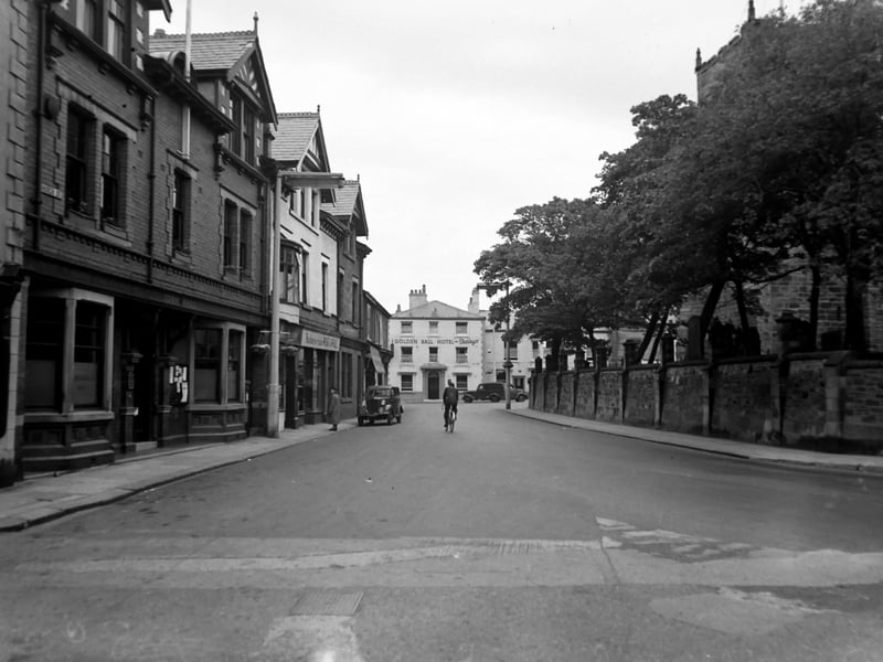 Ok this isn't 90s and 00s but definitely worth including - Church Street, Poulton, showing the Town Hall (left), Golden Ball pub (centre) and St Chad's Church (right)