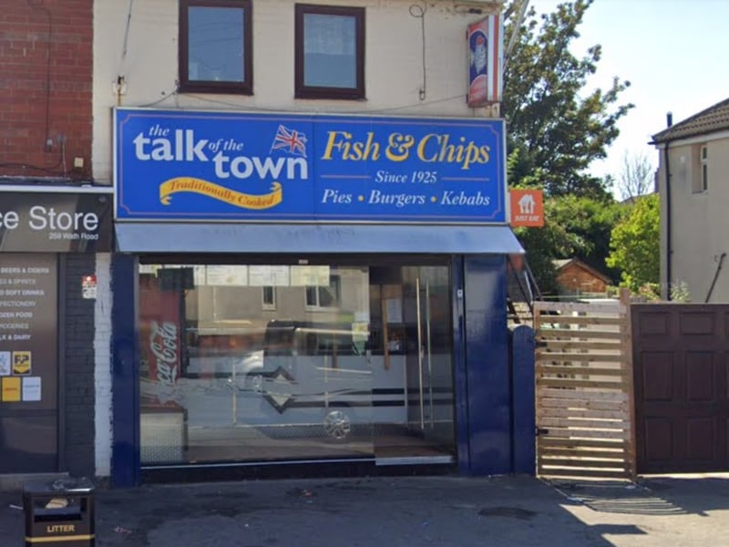 For many years my mum and dad owned a fish and chip shop called Talk of the Town, also in South Yorkshire.
