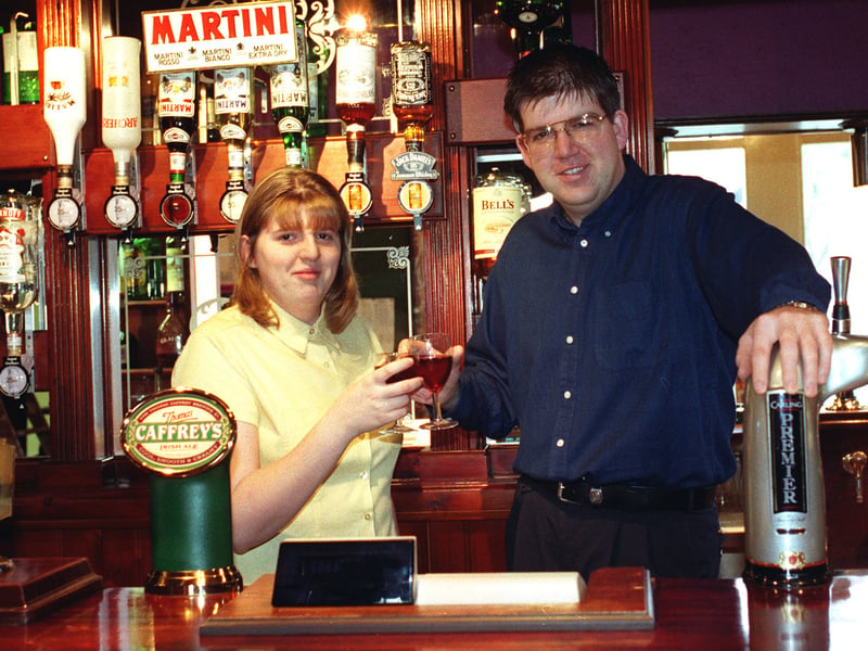 Queens pub manager and assistant manager Andrew Fairbrother and his sister Vanessa