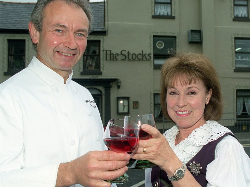 Charles and Sheila Ruppert celebrating 25 years at the Stocks Restaurant