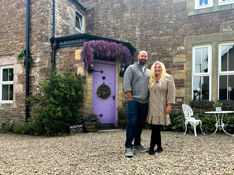 Jo and Graeme, owners of the Old Manse