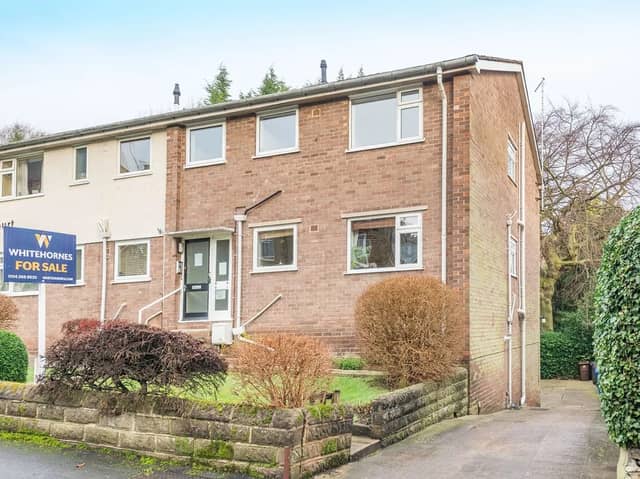 This two bedroom flat in Nether Edge has a very modern interior.