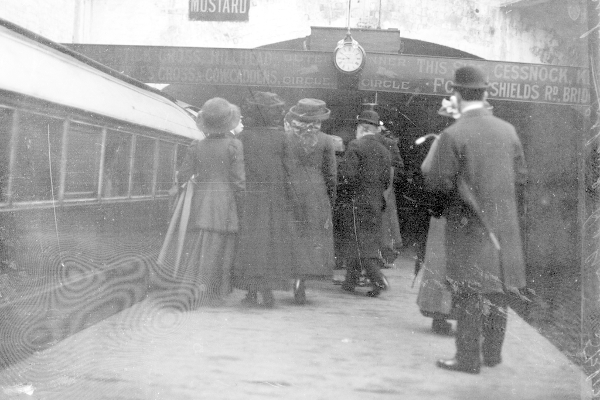 A look inside Copland Road subway station in 1912. 