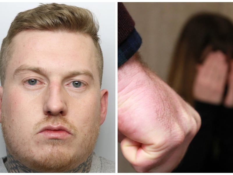 Thomas Smith, 28, of Esther Avenue, Wakefield, was jailed for 21 months after admitting an offence of ABH. He attacked his partner at her home in March. The court heard he punched, slapped and strangled her.
