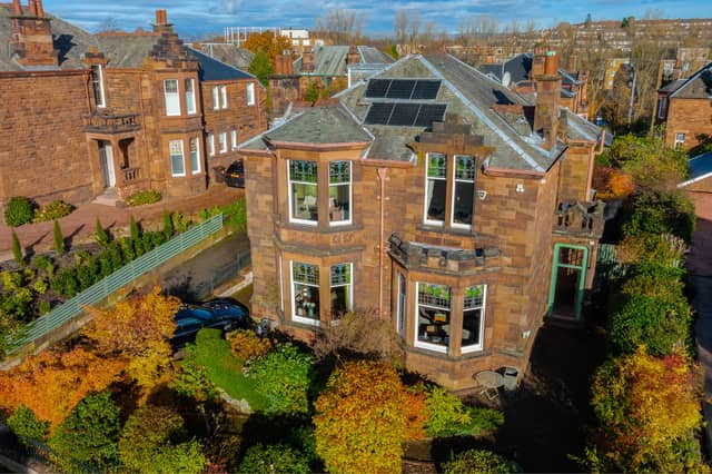 4 Hatfield Drive in Glasgow's West End is on the market for £1,125,000.