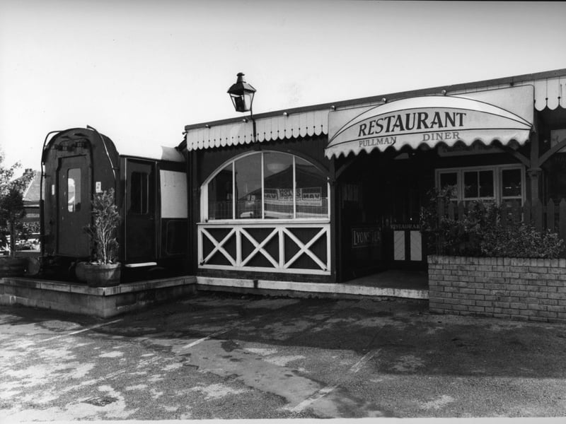Did you enjoy a meal here back in the day? The Pullman Dining Carriage at Pannal. Pictured in May 1993.
