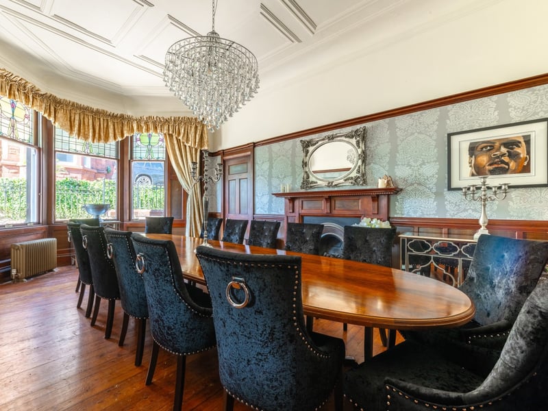 The dining room just off 4 Hatfield Drive's main sitting room.