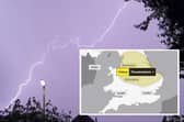 Sheffield is in for thunderstorms on Bank Holiday Sunday, May 25, with a yellow weather warning in place for around midday.