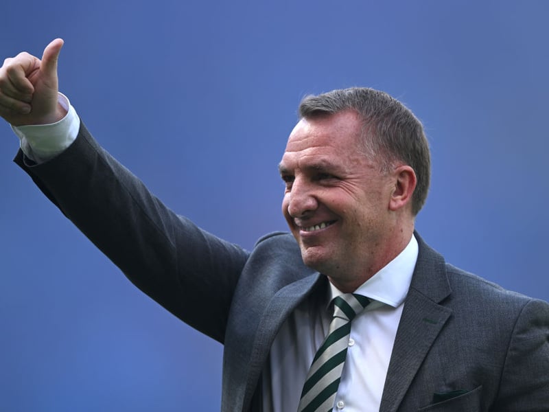 Thumbs up from Rodgers ahead of the game.