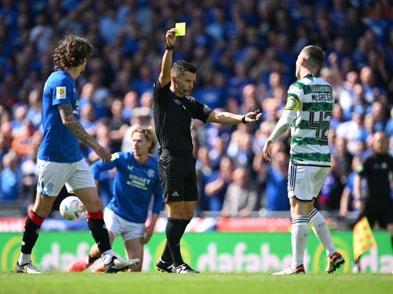 Captain McGregor saw a booking.