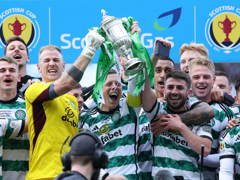 The entire Celtic squad revelled in glory.
