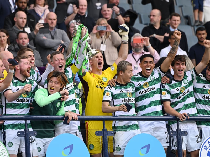 The Celtic players are used to this feeling but it doesn't get any less sweeter.