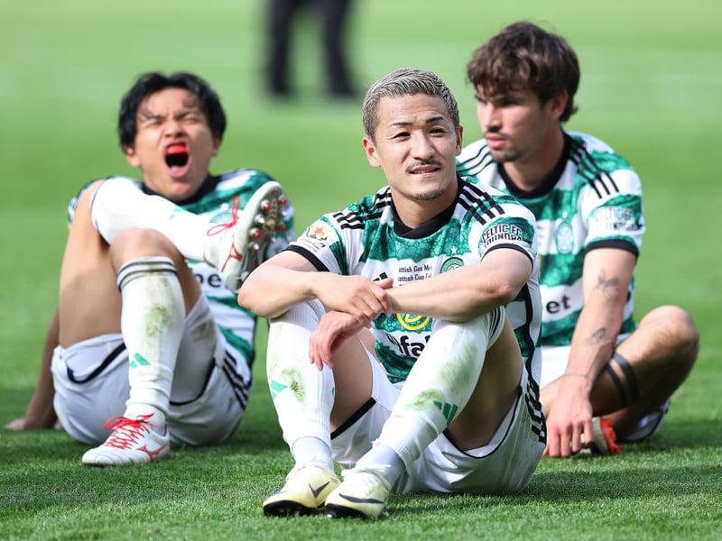 The game clearly a tiring one for Reo Hatate...