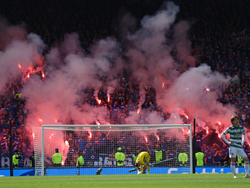 It was quite the sight for players to walk out to.