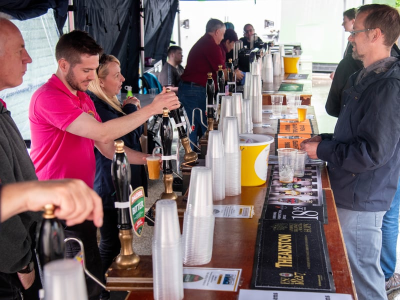 YEP reader Sheila Wade said Garforth was the happiest place in Leeds. The town is known for its independent businesses, multifaceted history and vibrant community. Pictured is its beer festival.