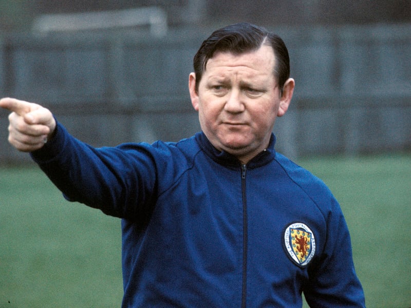 He lead Scotland at just one tournament, the World Cup of 1974, but is the only Scottish boss to have never lost a game at a major tournament. He has a 33.3% win record from his three games after he defeated Zaire before drawing with Brazil and Yugoslavia. However, it wasn't enough to get Scotland to the knockout stages as they returned home as the only unbeaten team in the tournament. His tournament record is as follows: P3, W1, D2, L0, GD: +1