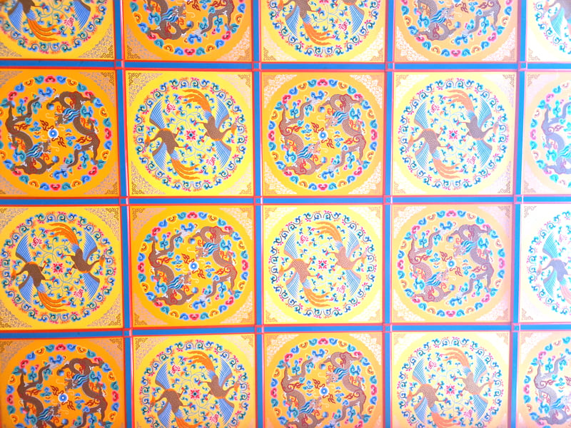 Samye Ling is adorned in Buddhist murals and scroll paintings, known as thangkas, which show different aspects of the Buddhist pantheon, including mystic diagrams of Tibetan astrology, pharmacology and theology. The monastery became a base for Sherab Palden Rebu, who died in 2012 aged 101. He was a master artist at the monastery and strove to preserve the traditional, religious art of Tibet. 