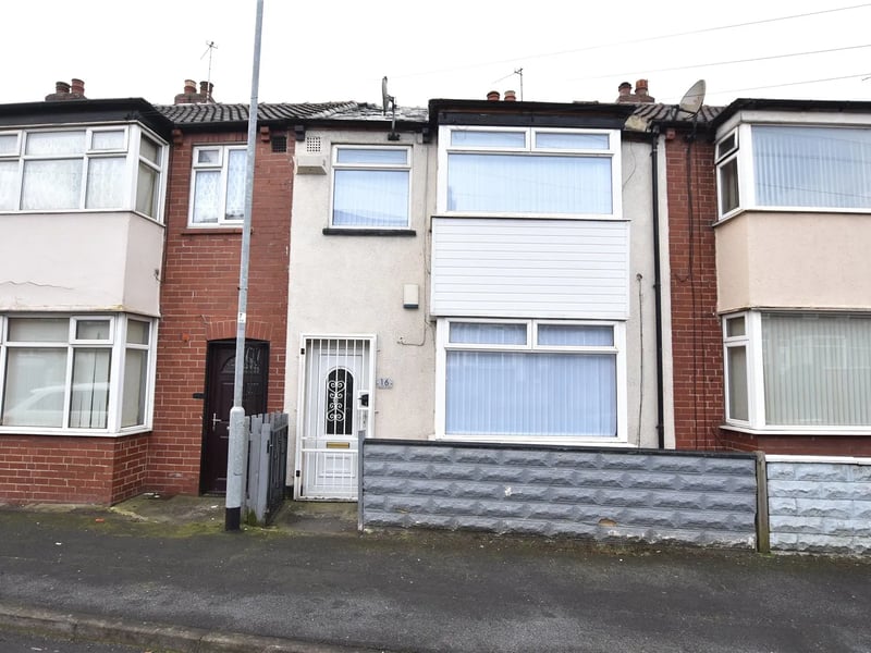 This home is located on Dawlish Terrace and is on the market for £140,000.