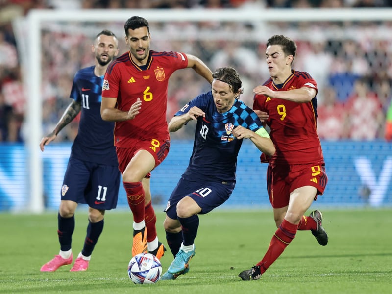 Arguably the world's best defensive midfielder in Rodri vs one of the best to ever do it in Luka Modric - all on the big stage? Yes please. This Group B fixture is a huge clash between two great sides and arrives early in the competition.