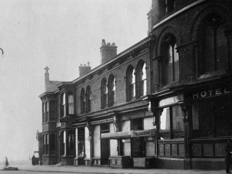 South side of the Royal Hotel in Adelaide Place opposite the Palatine Buildings in 1925