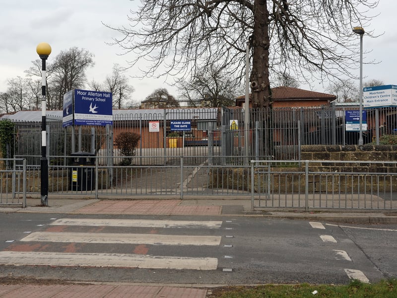 Moor Allerton Hall Primary School, located in Lidgett Lane, Roundhay, was rated Good for behaviour and attitudes.